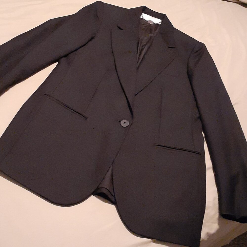 Classic Stella McCartney Black Blazer Jacket 42 IT / 6-8 US